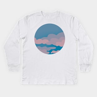 Mr Blue Sky / Beautiful Skies Kids Long Sleeve T-Shirt